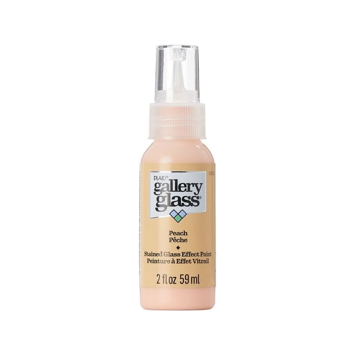Plaid 59ml Peach Gallery Glass Paint