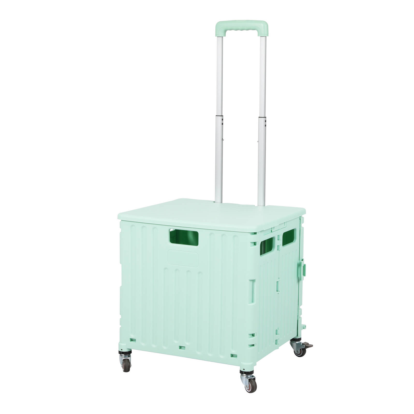 Toque Foldable Grocery Shopping Trolley Cart 65L Green