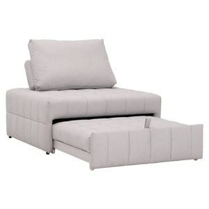 Maestro Furniture Blaise Fabric Relaxing Accent Armchair Lounge Couch Sofa Bed Grey Mist
