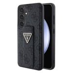Guess 4G Grip Stand Case (Suits Galaxy S24) - Black