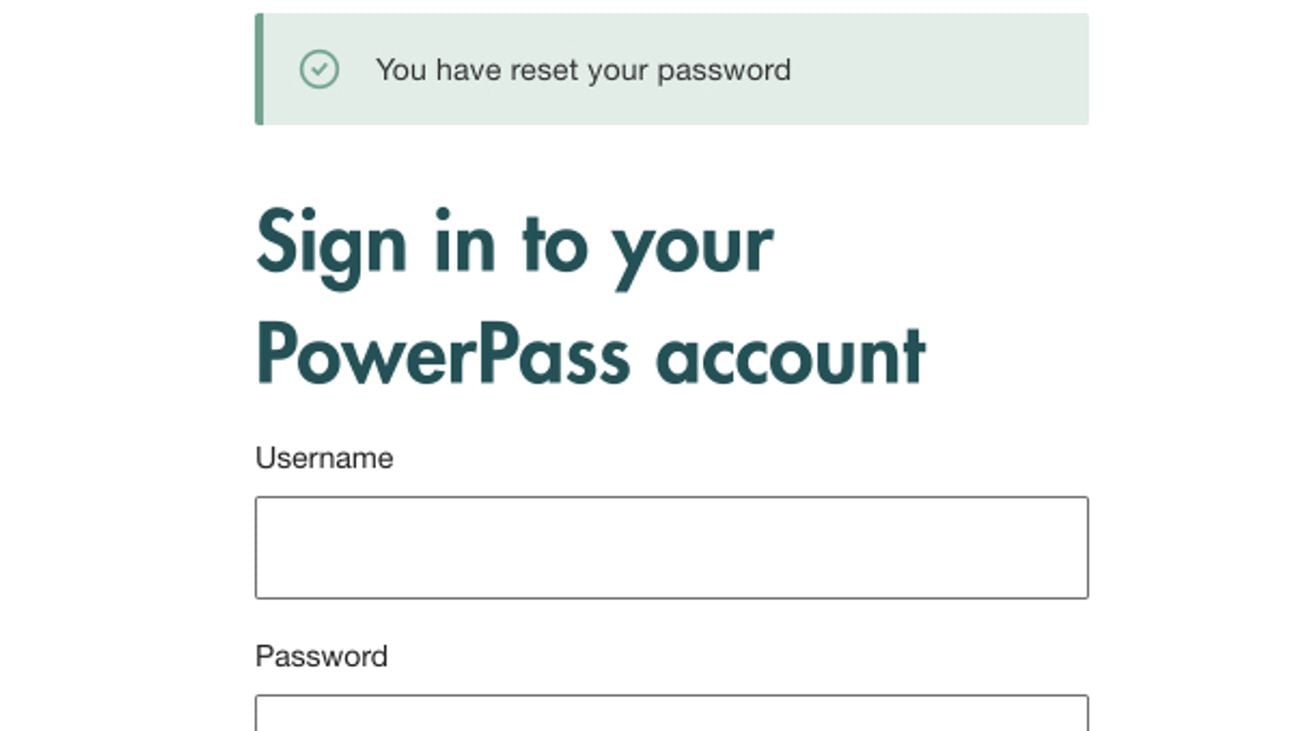 Help Guide guide for our powerpass customers