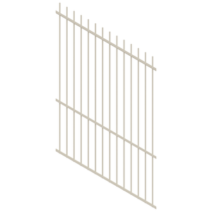ProtectorAl 350 - 1200 x 1800mm Surfmist Raked 16-30º Picket Top Pool Fence Panel