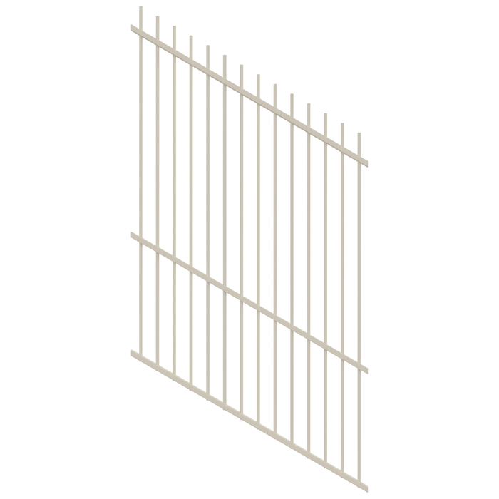 ProtectorAl 350 - 1200 x 1800mm Surfmist Raked 16-30º Picket Top Pool Fence Panel