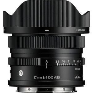 Sigma 17mm F/4 Dg Contemporary Lens - L-mount Black