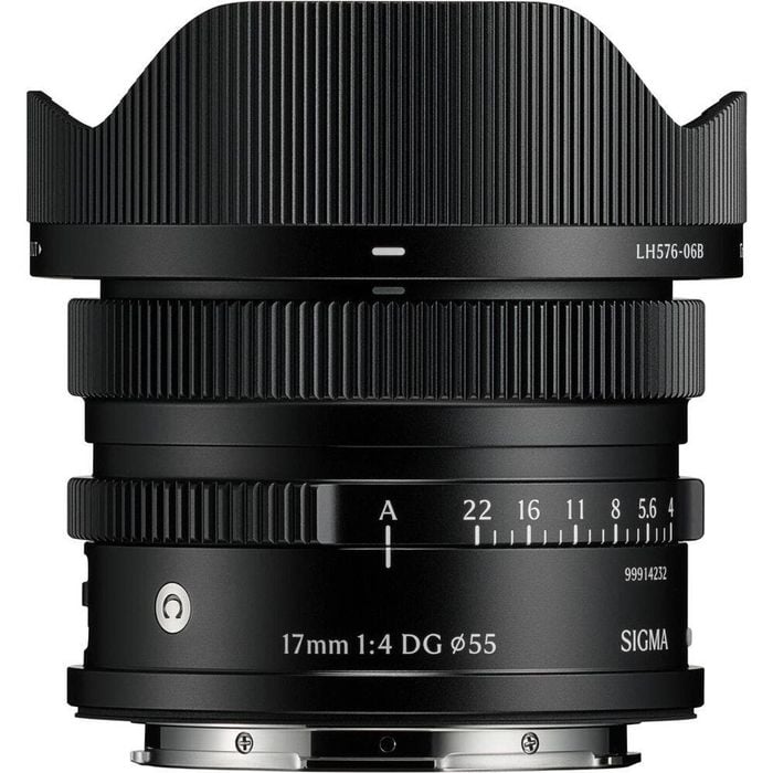 Sigma 17mm F/4 Dg Contemporary Lens - L-mount Black