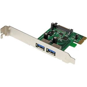 Startech.com Usb Adapter - Pci Express - Plug-in Card - 2 Total Usb Port(s) - 2 Usb 3.0 Port(s) - Pc, Linux
