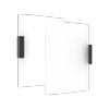 Lugna 512 x 750 x 16mm White Double Doors - White 750mm