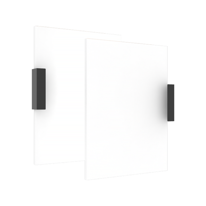 Lugna 512 x 750 x 16mm White Double Doors - White 750mm