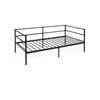 Costway Metal Daybed Frame Single Size Modern Sofa Bed Support Mattress Foundation