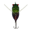 Profishent 40mm Humbug Cicada Fishing Lure Olive Gold Orange