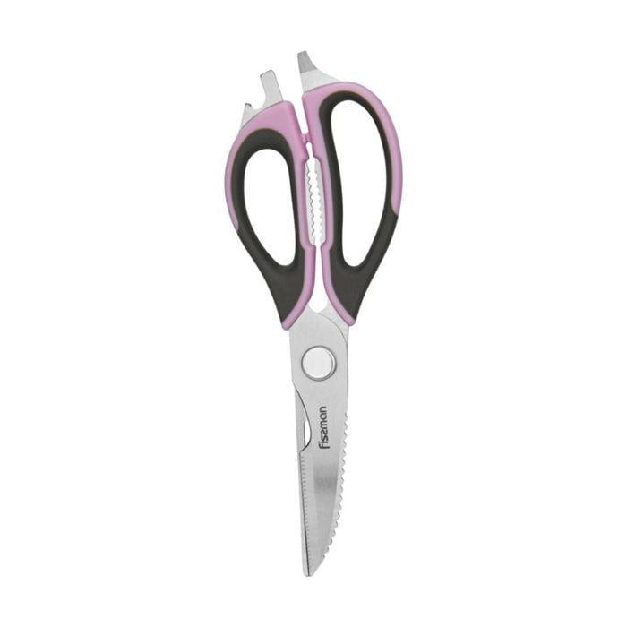 Fissman 2016 Stainless Steel Multifunction Kitchen Scissors Purple 23cm