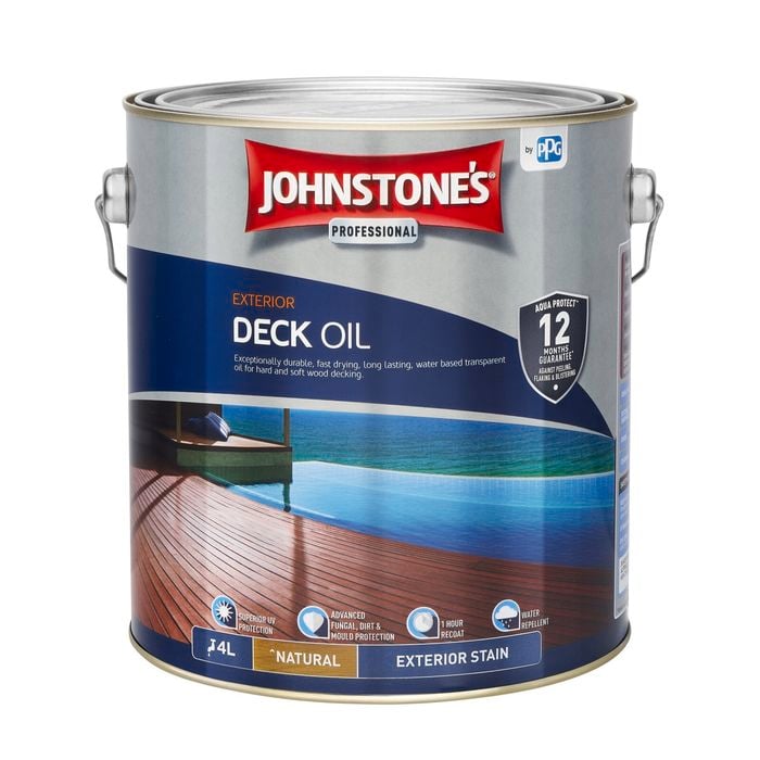 Johnstone's 4L Natural Decking Oil - 4L