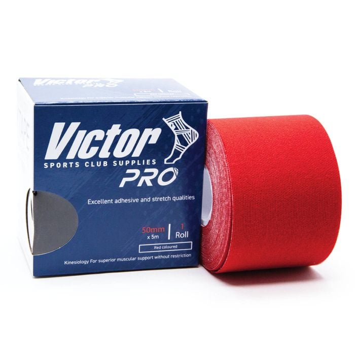 K-tape Kinesiology Tape For Taping And Movement Support - Red 50mm X 5m - Single Roll