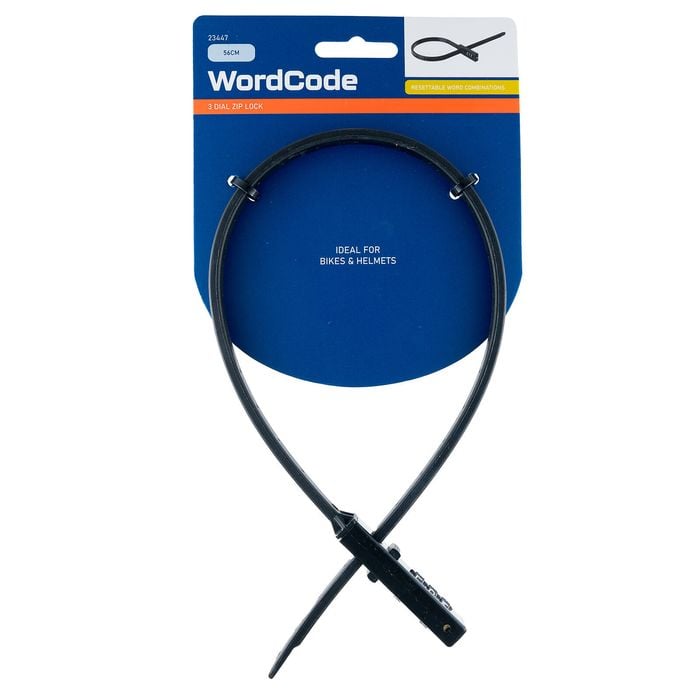 WordCode 20mm x 560mm 3 Dial Zip Lock