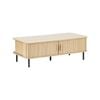 Cooper & Co. Haven Sliding Door 120cm Coffee Table Natural