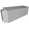 Build-a-Shed 1.5 x 5.2 x 2m Skillion Shed without Side Doors - Zinc