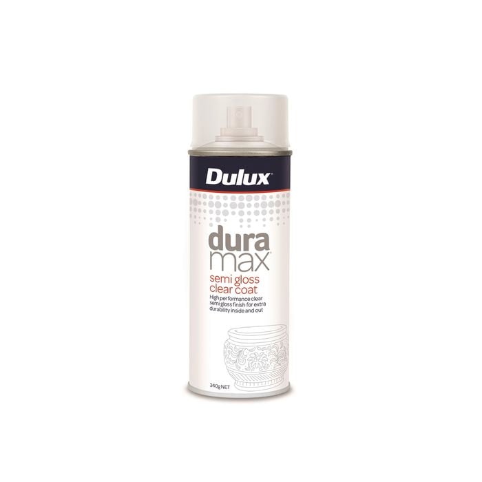 Dulux 325g Duramax Semi Gloss Clear Spray Paint