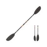 Split Kayak Paddle 2-Piece Adjustable 210-220cm - X500 - Black