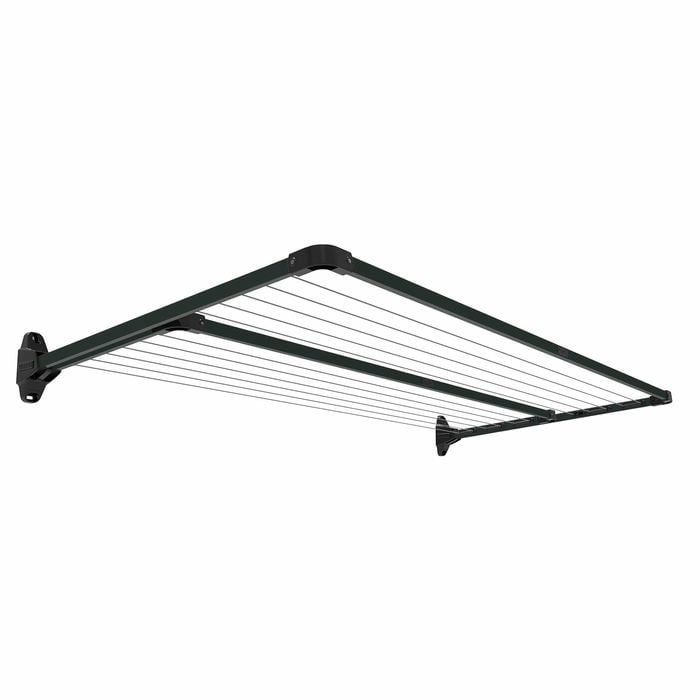 Daytek Twin Fold Down Clothesline - Black Satin