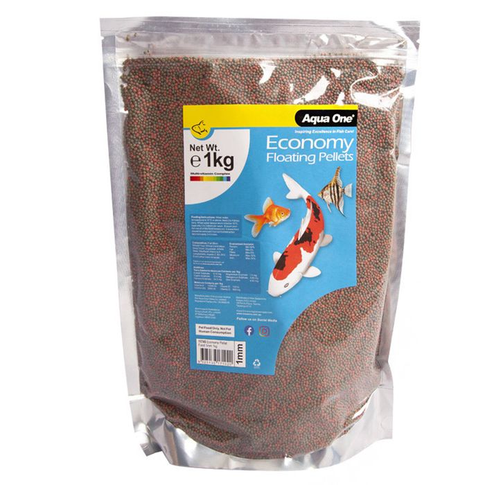 Aqua One Bulk Economy Pellet Food 1mm 1kg (11745)