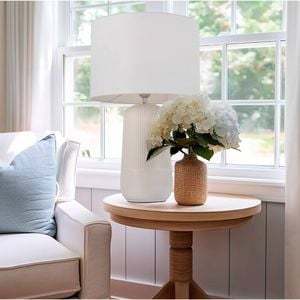 Brilliant 54cm White Torquay Table Lamp