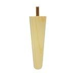 Adoored 150mm Pine Round Tapered Furniture Leg