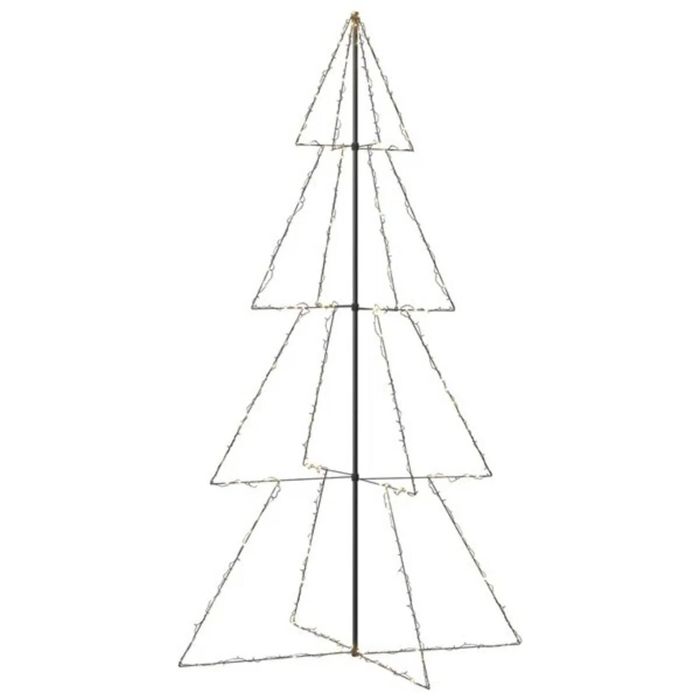 P&P Warm White LED Christmas Cone Tree 143x250cm Indoor Outdoor
