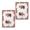 Ashdene Magic of Christmas by Richard Macneil Set of 2 Cotton Kitchen Towels 50 x 70cm