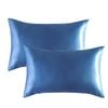 1800TC Satin Pillow Cover 48x74cm, 2 Pieces, Ocean