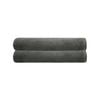 Chateau 2pack Bath Sheet 80x160cm Charcoal