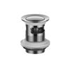 Greens 40mm Brushed Nickel With Overflow Pop-Up Basin Waste