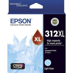 Epson GENUINE Original Epson 312XL Light Cyan Ink Cartridge XP-8500 XP-15000 T183592