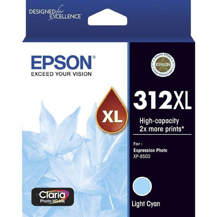 Epson GENUINE Original Epson 312XL Light Cyan Ink Cartridge XP-8500 XP-15000 T183592