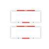 2x OFFICIAL NRL St George Dragons Car Number Plate Frame Cover Surround