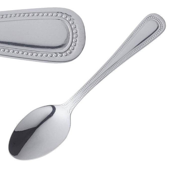 Olympia Teaspoon Bead 12 Pack Stainless Steel Cutlery