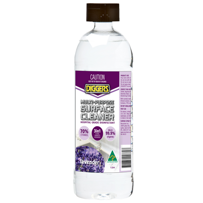 DIGGERS 1L Lavender Multi-Purpose Surface Cleaner