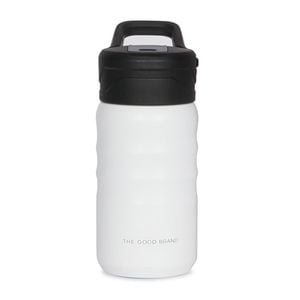 The Good Brand 355ml Small Insulated Drink Bottle - White
