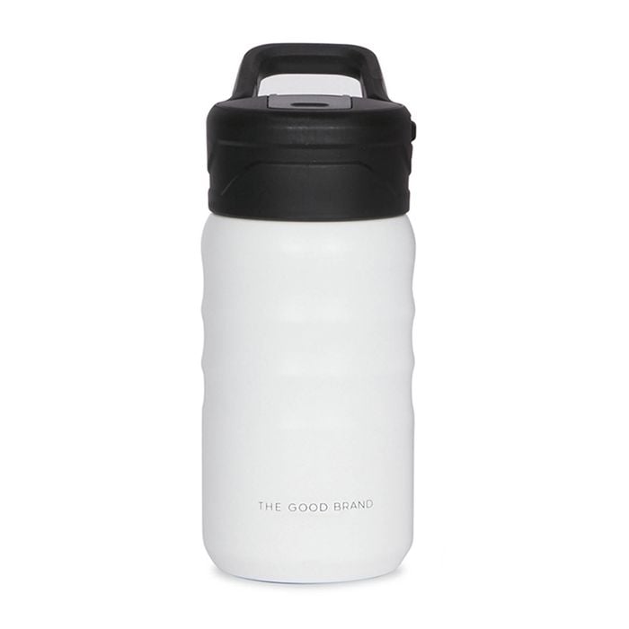 The Good Brand 355ml Small Insulated Drink Bottle - White