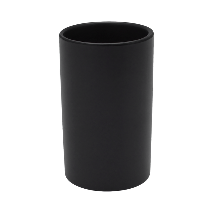 Estilo 65mm x 107mm Matt Black Basic Tumbler