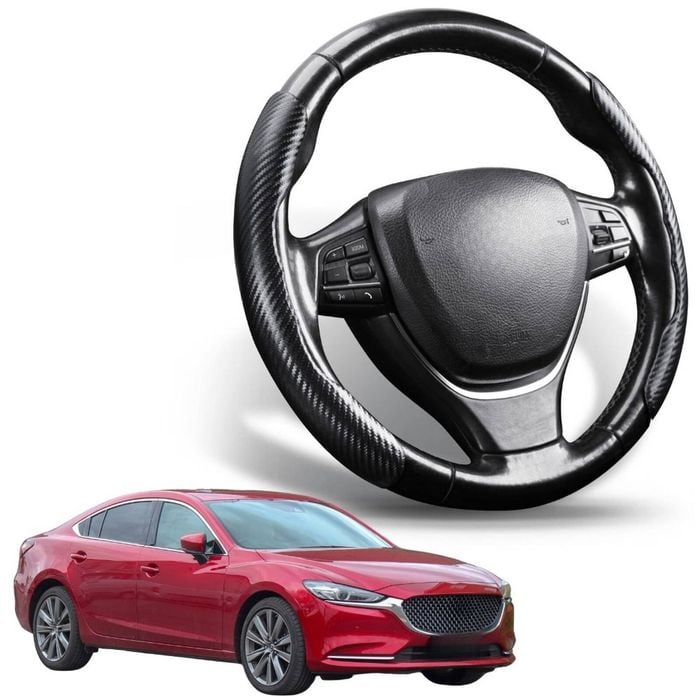 Segmented Steering Wheel Cover for Mazda 6 2002 - 2008 GG, GH, GY, GH1