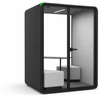 Focuspod Duo Acoustic Meeting Pod — 2 Person Soundproof Office Booth (black)