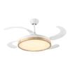 Windora Brielle 42" Wood Accent Ceiling Light with DC Ceiling Fan & 3CCT LED Remote Control