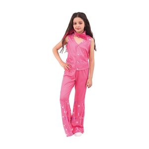 Oceana Girls Barbie Costume Pink Shirt Trousers Scarf Kids XXL