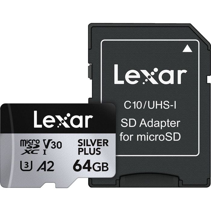Lexar Professional Silver Plus Microsdxc Card - 64gb