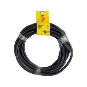 Moroday 10 x 6mm x 5m Black PVC U-Channel