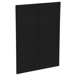 Kaboodle 900mm Black Olive Medium Alpine Pantry Door - 2 Pack