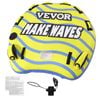 VEVOR Towable Tube Orange with Bumper Fins Full Nylon Cover for Boating