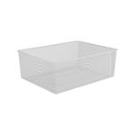 Flexi Storage Home Solutions White 2 Runner Mesh Basket