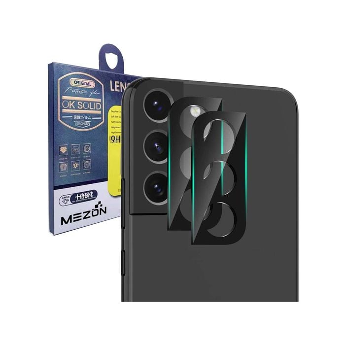2 Pack MEZON Samsung Galaxy S22+ 5G Full Cover Camera Lens Tempered Glass