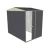 Build-a-Shed 2.3 x 1.5 x 2.3m Gable Single Sliding Side Door Shed - Grey